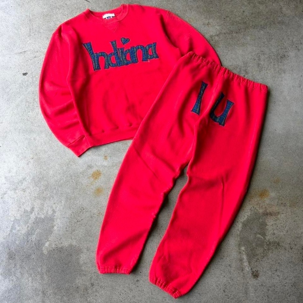 90s russell indiana sweat suit - Picture 1 of 5